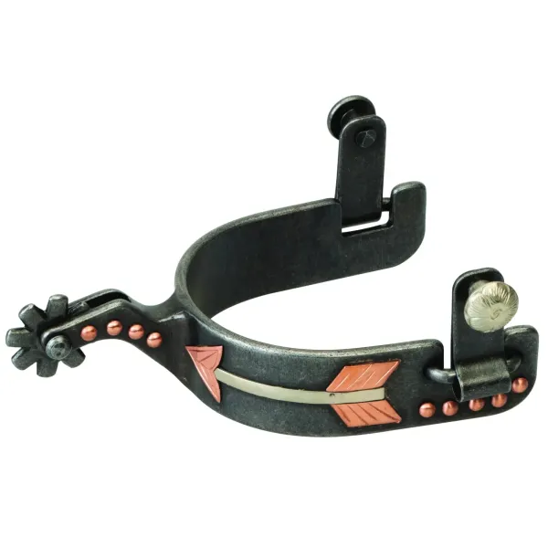 Men's Black Arrow Spurs