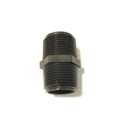 3/4 in MPT x 3/4 in MPT Pipe Nipple - Poly