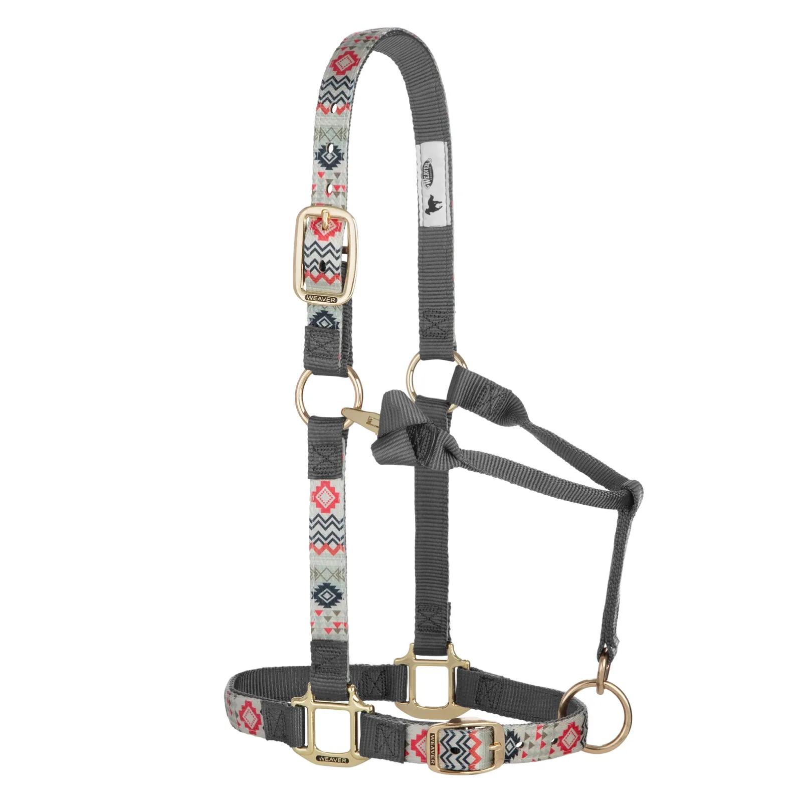 Weaver Leather Patterned Adjustable Halter, 1"