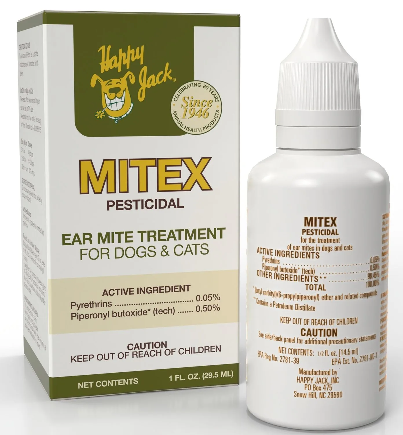 Happy Jack Mitex Ear Mite Treatment