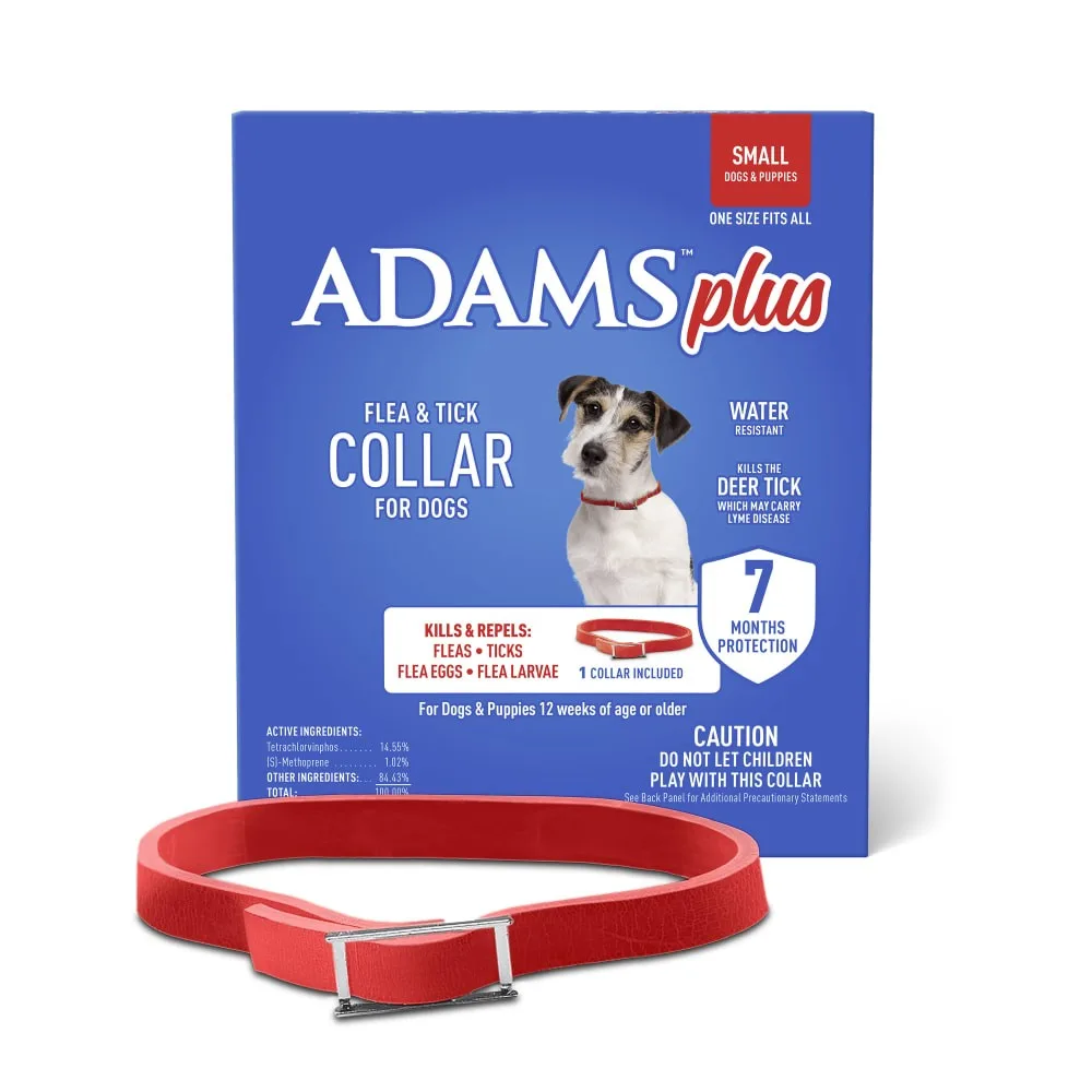 ADAMS Plus Flea & Tick Collar for Dogs