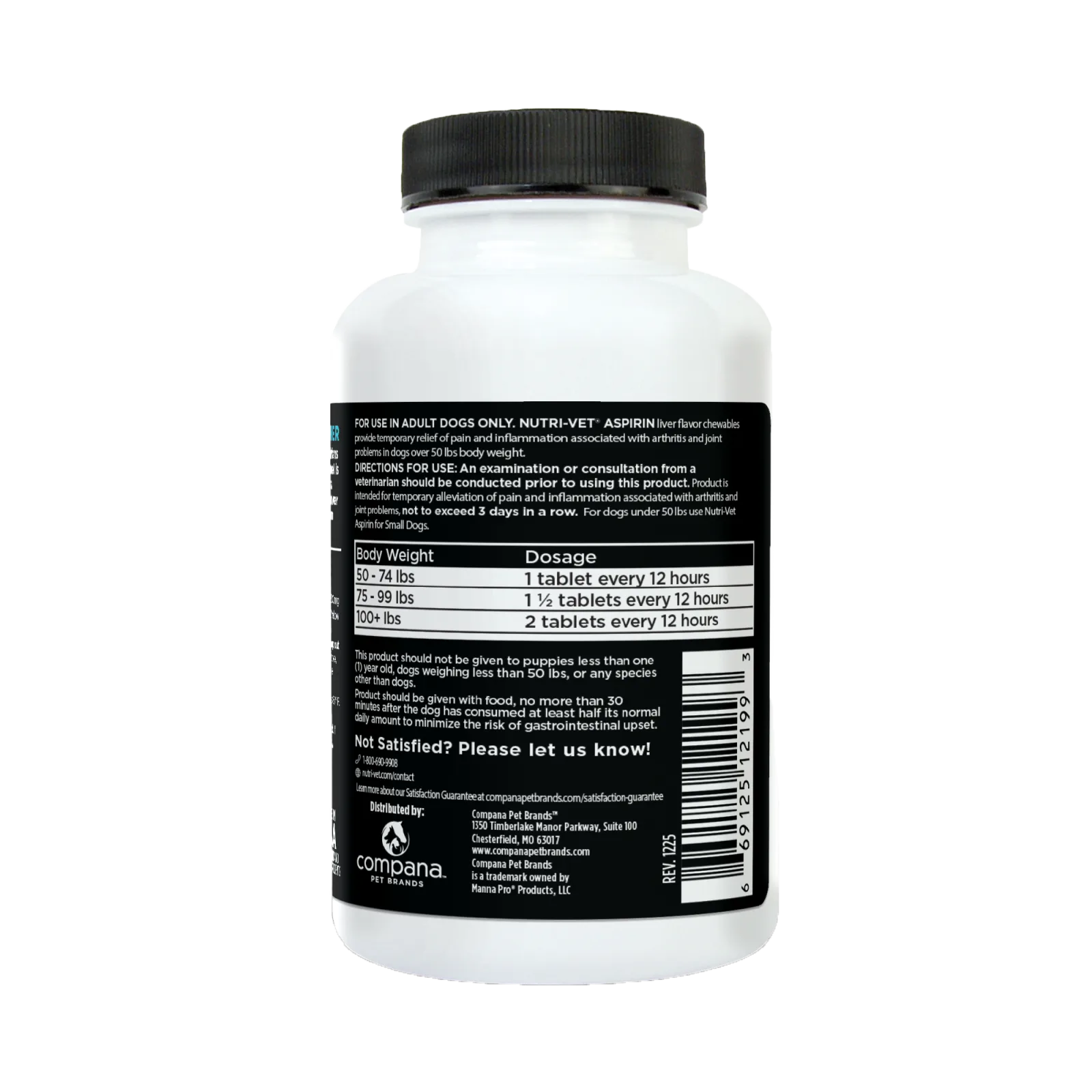 Nutri-Vet Aspirin for Dogs - 300mg