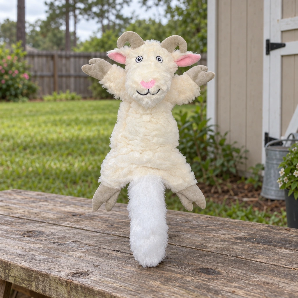 Jolly Pets Fat Tail Billy Goat Dog Toy