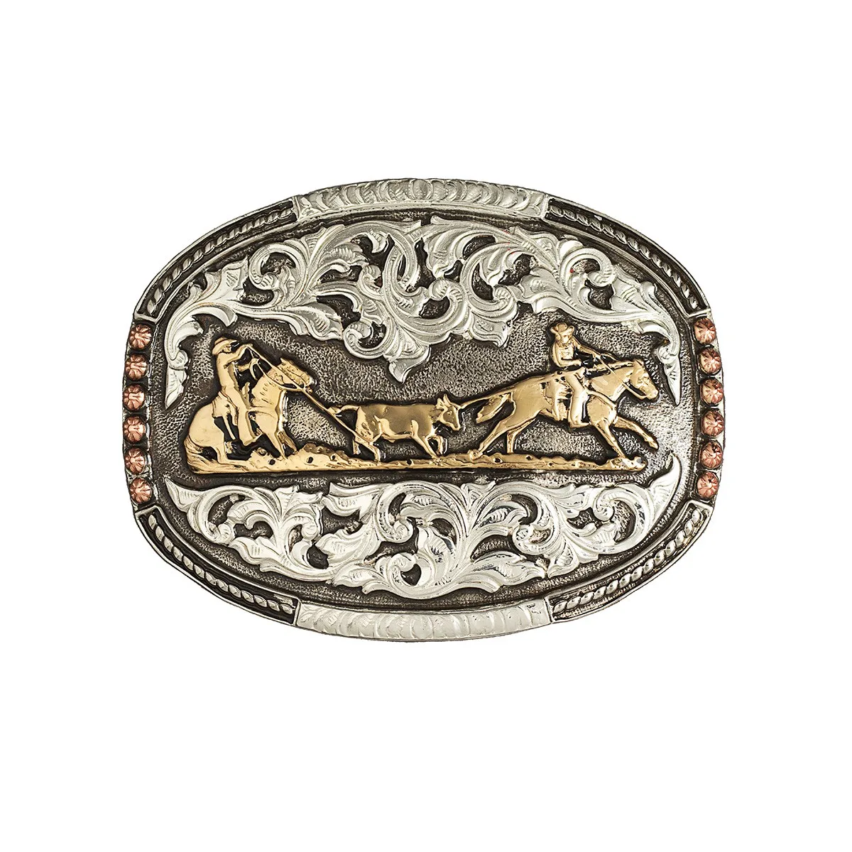 Crumrine Oval Buckle Team Roper