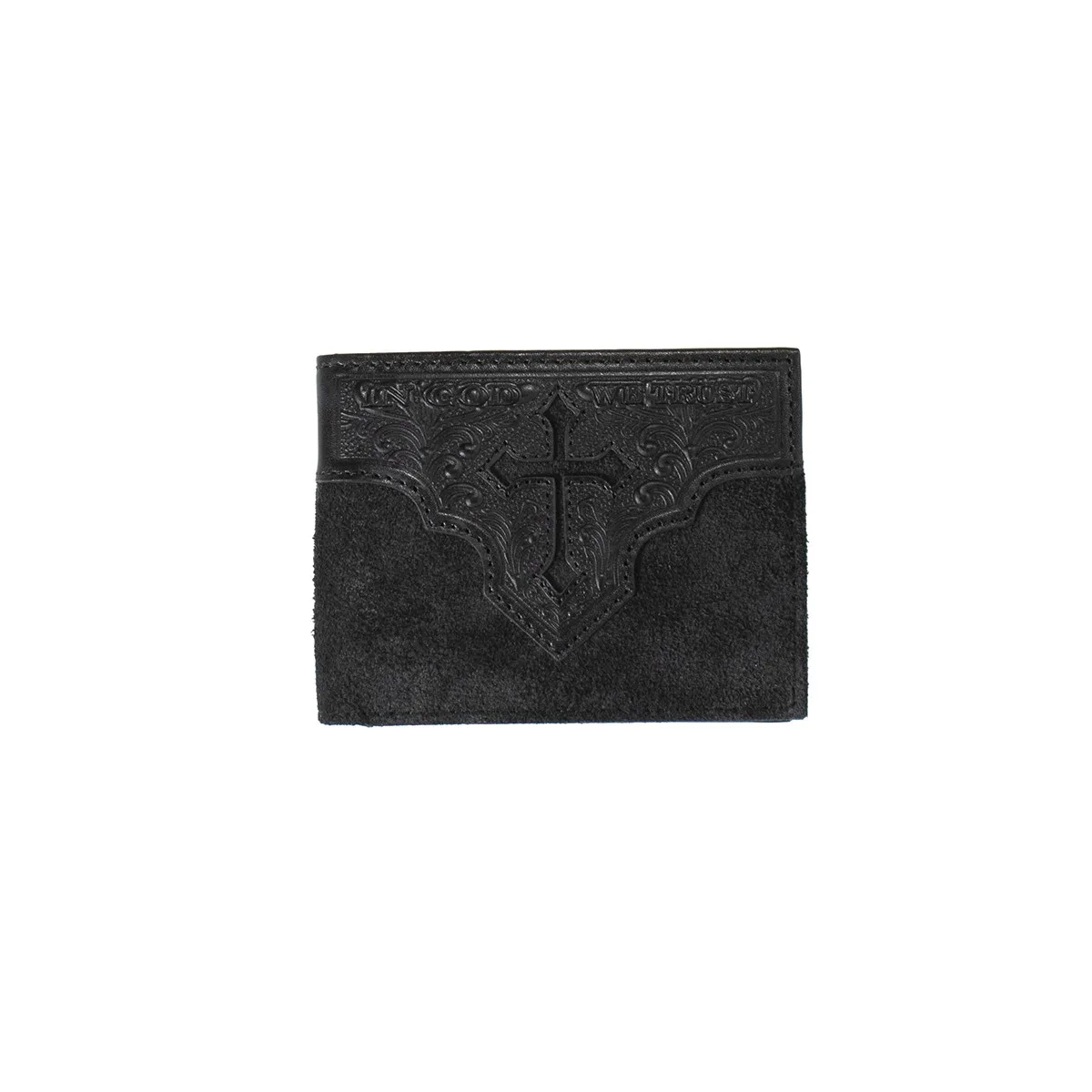 Nocona Bifold Roughout Cross BK
