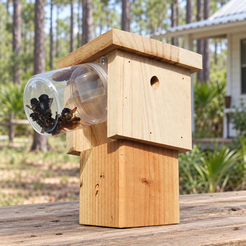 Bees N Things AST Angled Jar Carpenter Bee Trap