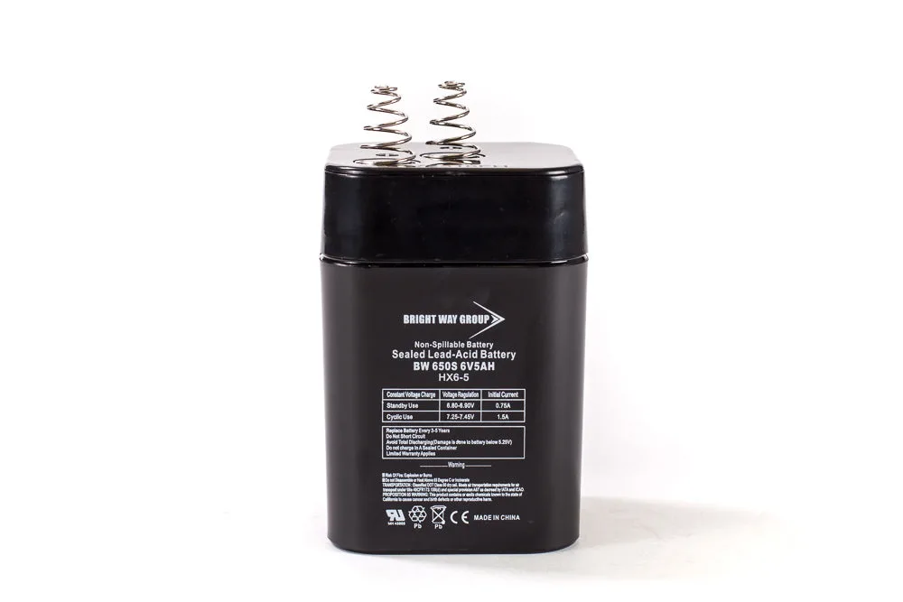 Bright Way Group BW 650S Lantern - 6V 5AH SLA Battery