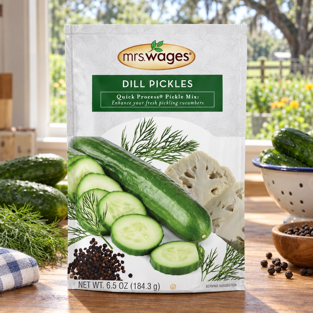 Dill Pickles Quick Process Pickle Mix