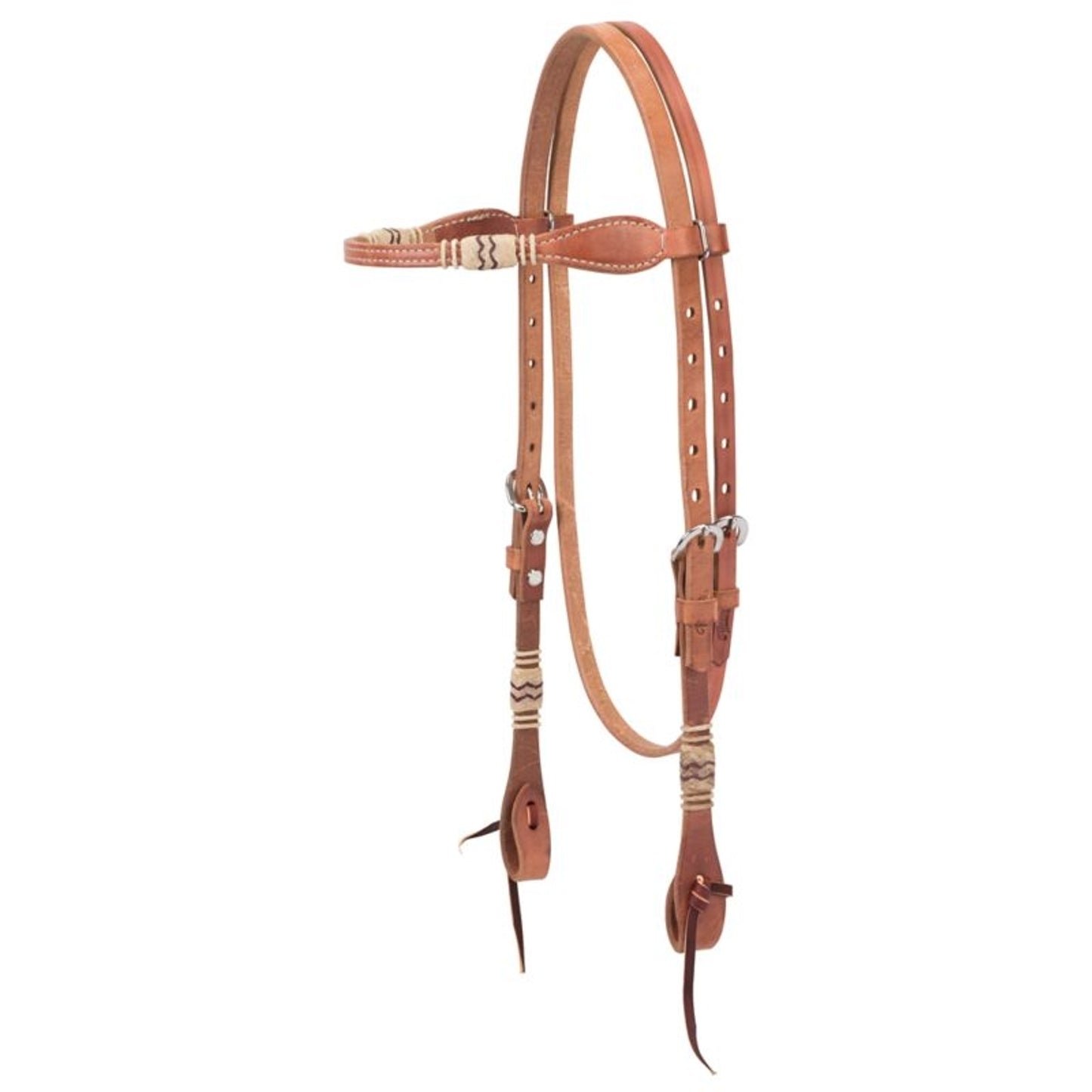 Weaver Leather Rawhide Accents Browband Headstall
