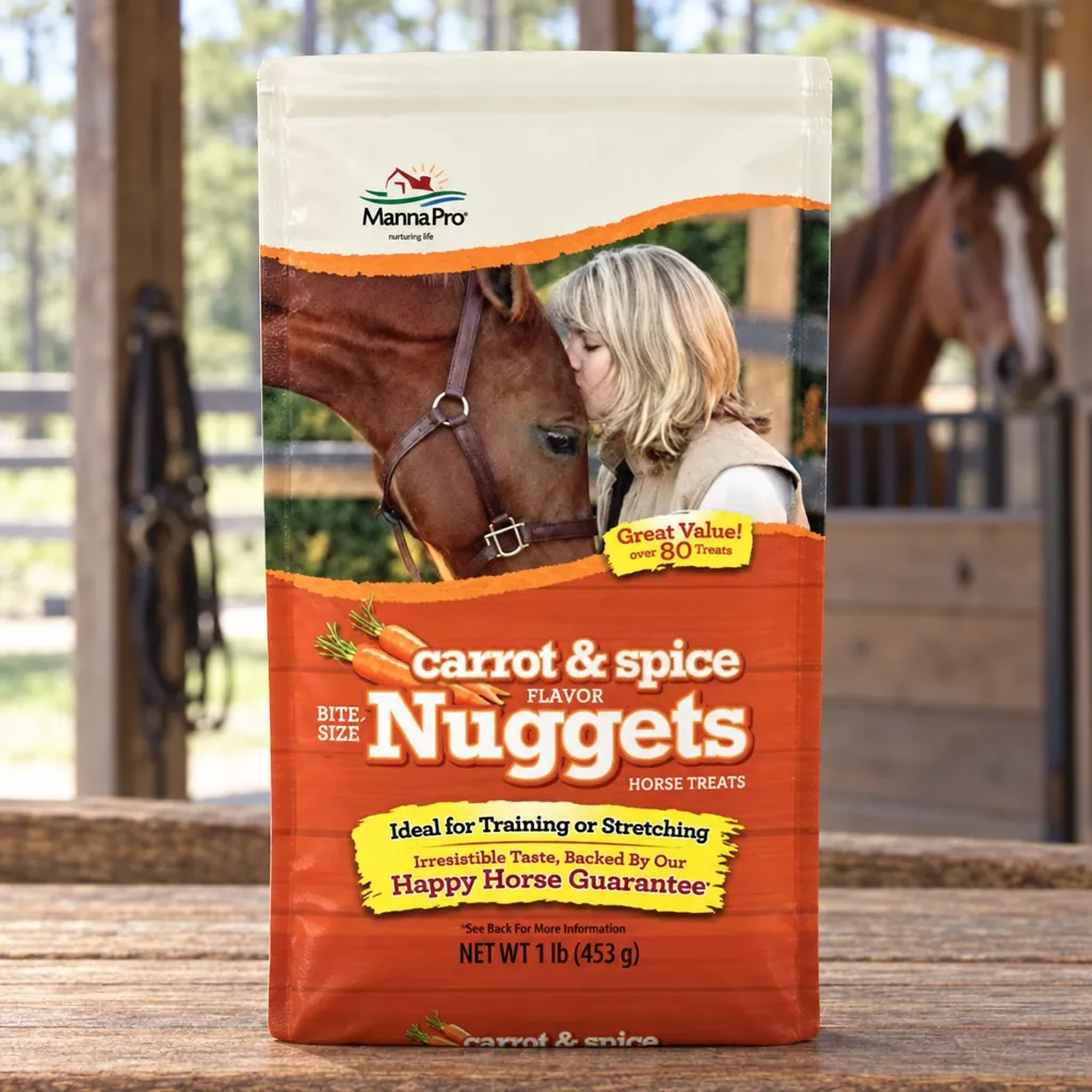 Bite-Size Nuggets Horse Treats, Carrot & Spice