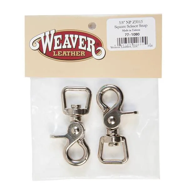 Weaver Leather Bagged Z5015 Square Scissor Snaps