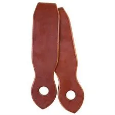 Weaver Leather Single-Ply Slobber Straps in Chestnut