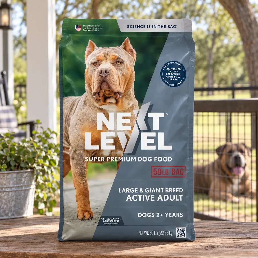 Next Level Large & Giant Breed Active Adult Dog Food, 50 lb, rural Northwest Florida