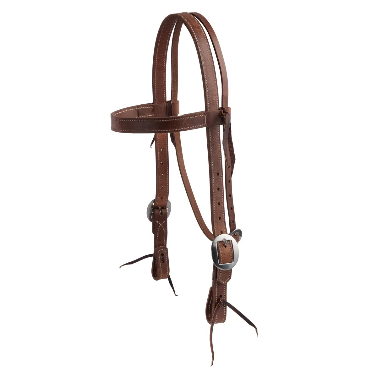 Weaver Leather Oiled Hermann Oak Harness Leather Browband Headstall