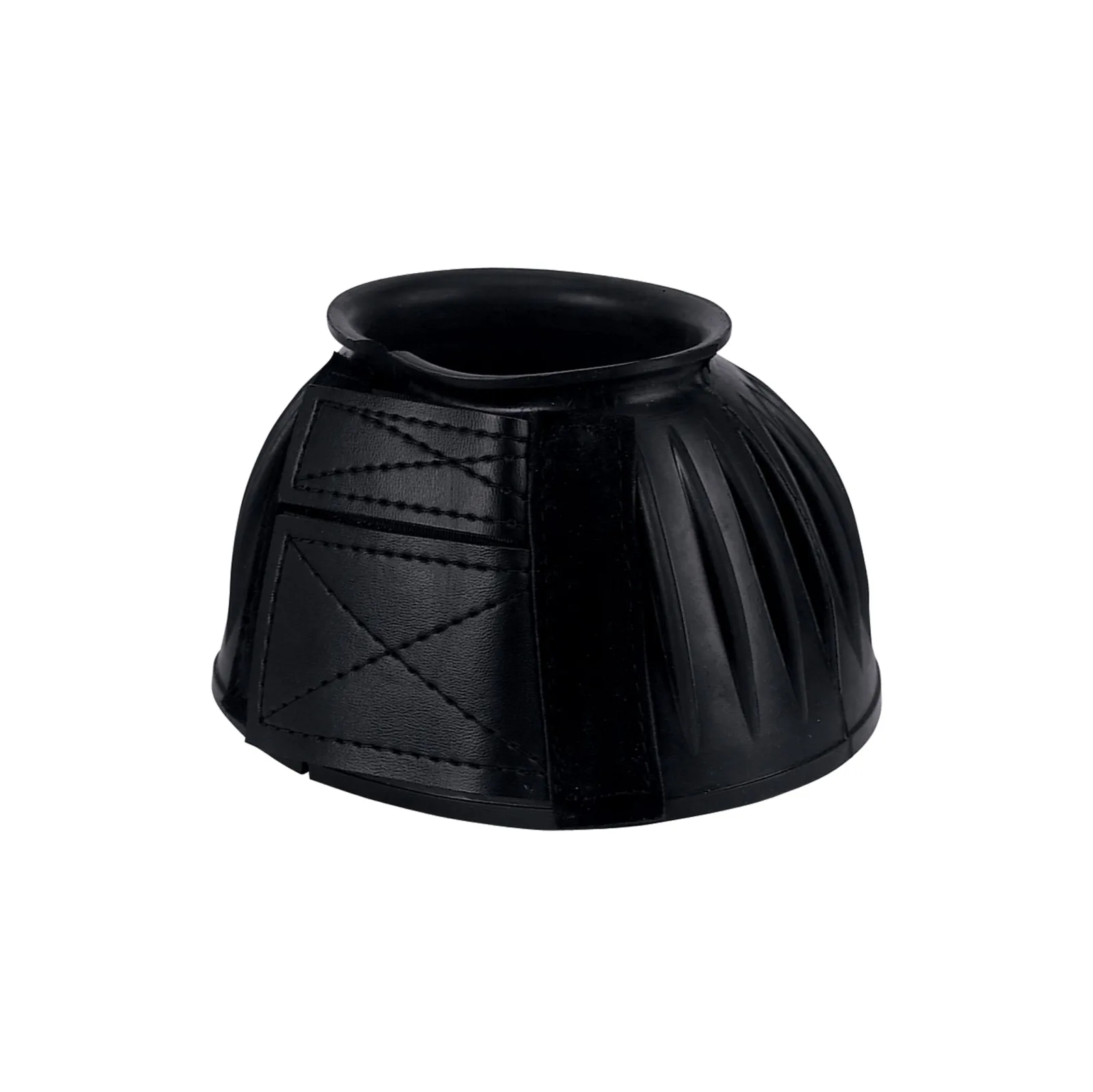 Weaver Leather Double Hook and Loop Bell Boots in black