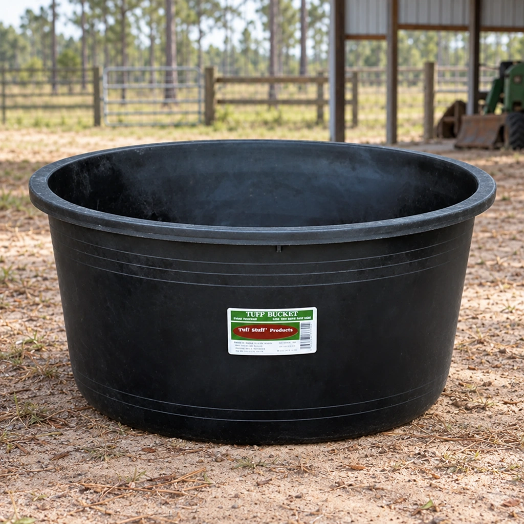 Tuff Stuff KMB101 54-Gallon Round Poly Stock Tank