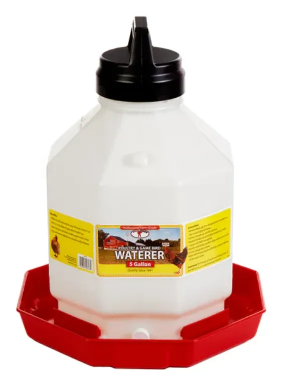 Plastic Poultry Waterer
