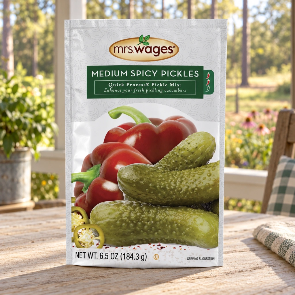 Medium Spicy Pickles Quick Process Pickle Mix
