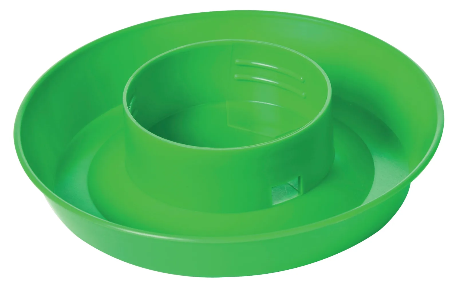Little Giant 1 Quart Screw-On Poultry Waterer Base in Lime Green