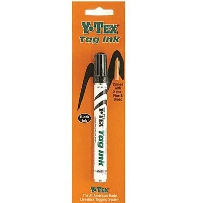Black Tag Ink Marker