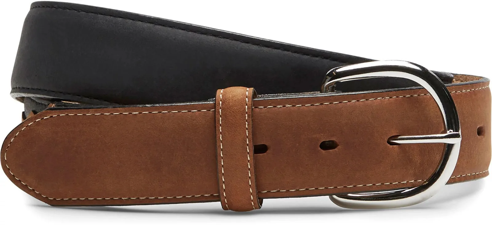 Justin Boots Classic Western Belt C53700 in Black/Brown