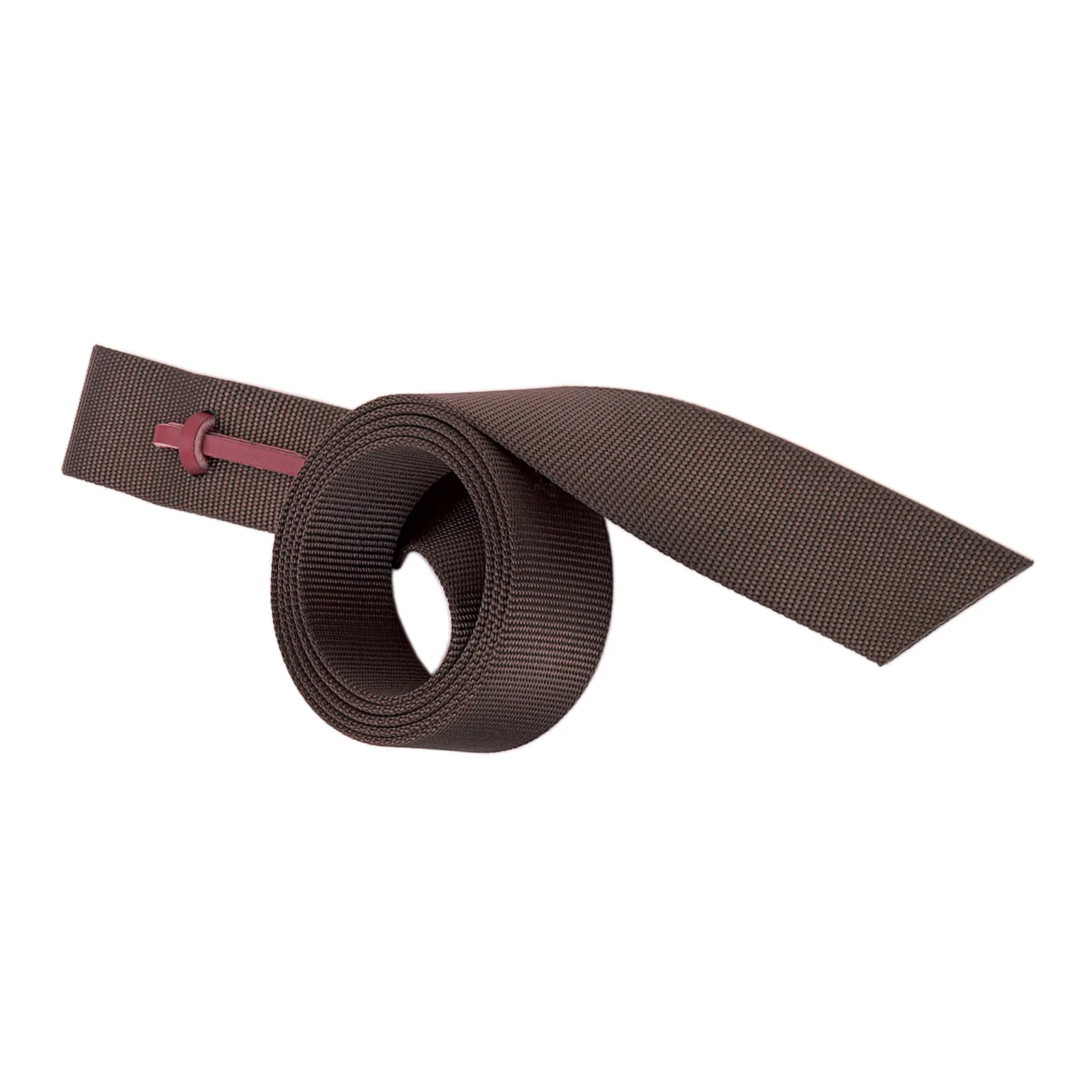 Weaver Leather Nylon Tie Strap with Holes in Brown
