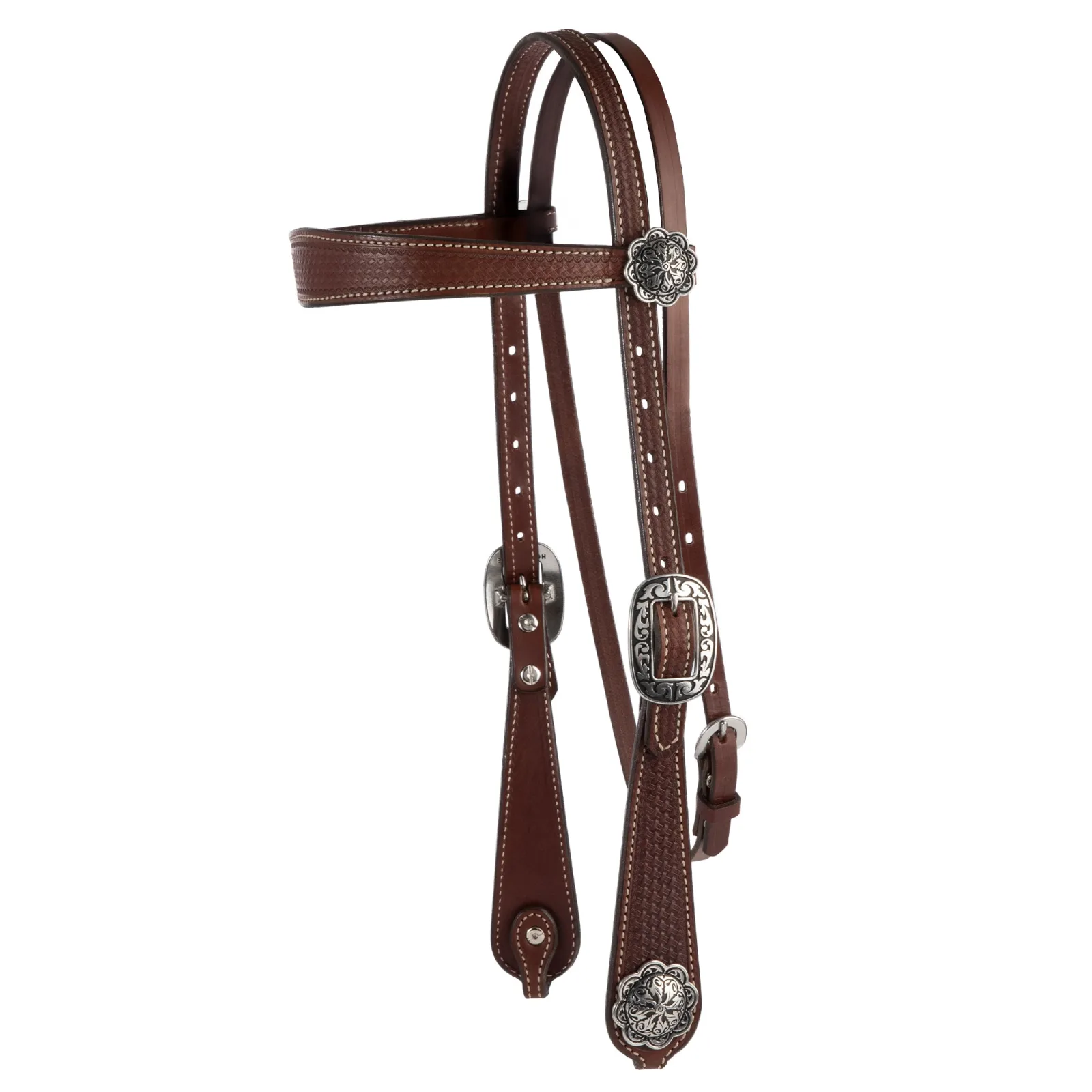 Weaver Leather Basin Cowboy Browband Headstall