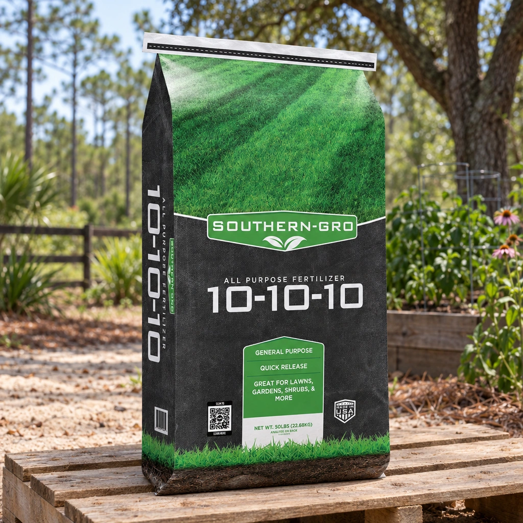 SouthernGRO 10-10-10 all-purpose quick-release fertilizer, 50 lb