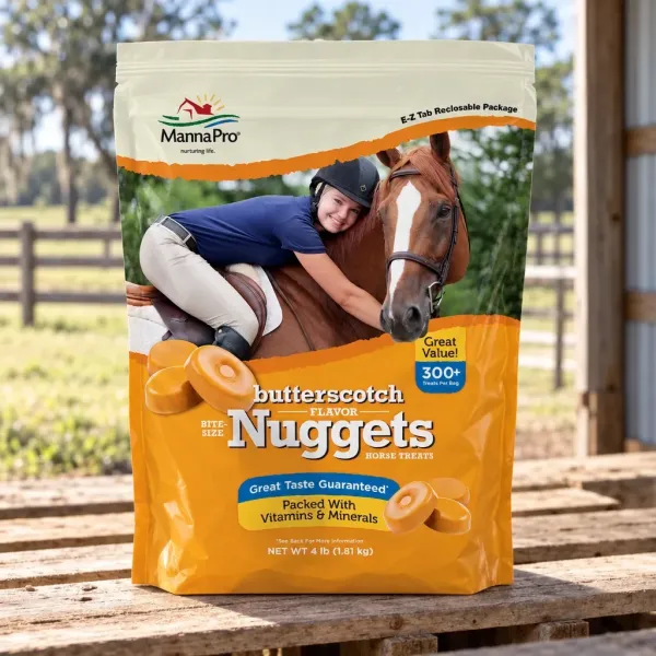 Bite-Size Nuggets Horse Treats, Butterscotch