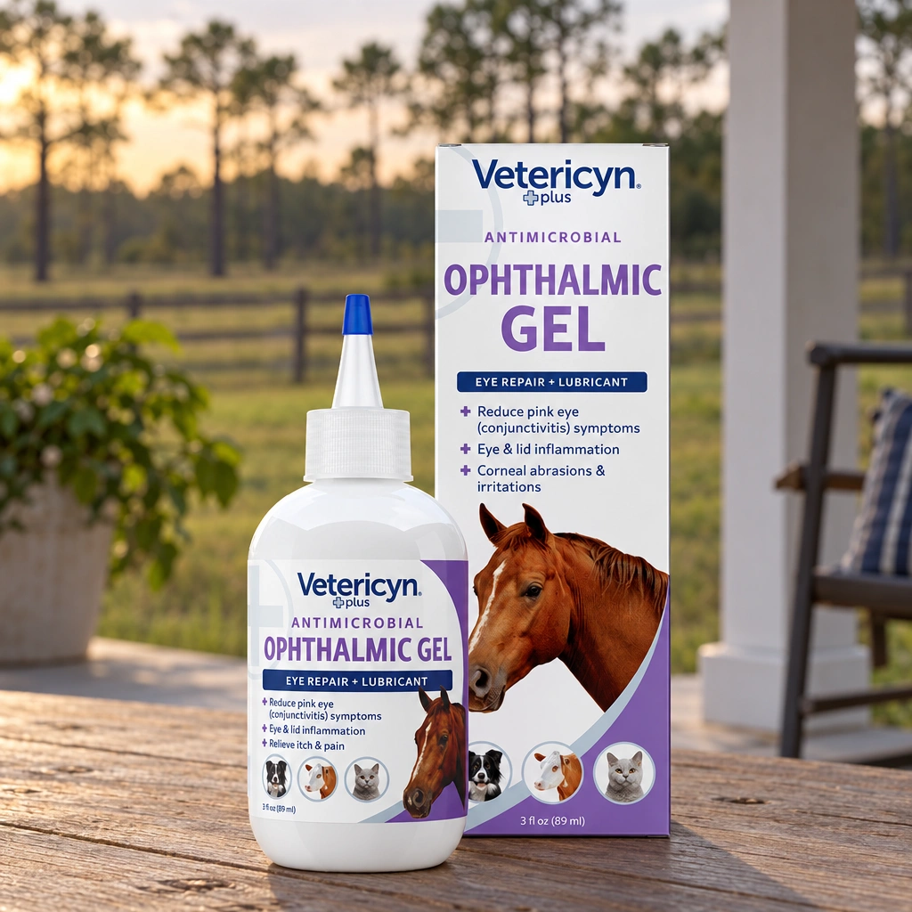 Vetericyn Plus Antimicrobial All Animal Ophthalmic Gel, 3 fl oz