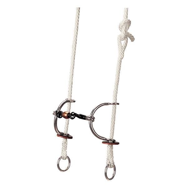 Weaver Equine Gag Bridle with Sweet Iron Copper Roller Mouth