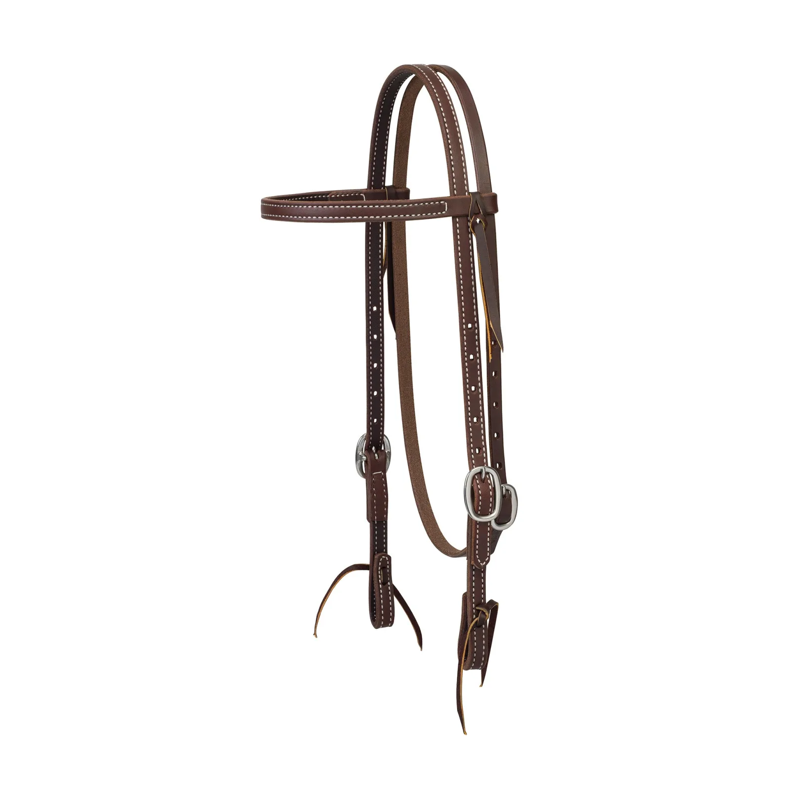 Weaver Leather Weaver Work Tack Browband Headstall, Stainless Steel