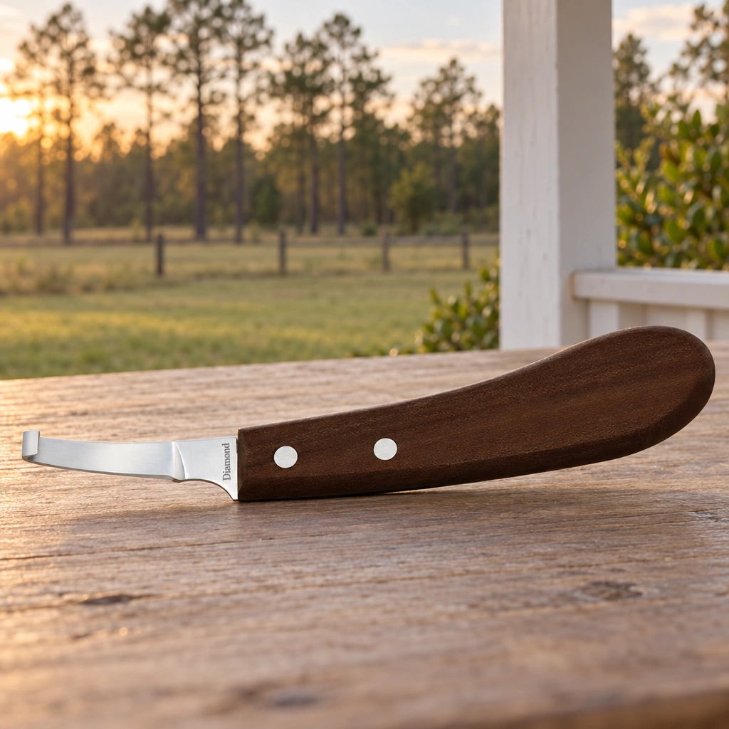 Diamond Narrow Blade Hoof Knife, Right Hand