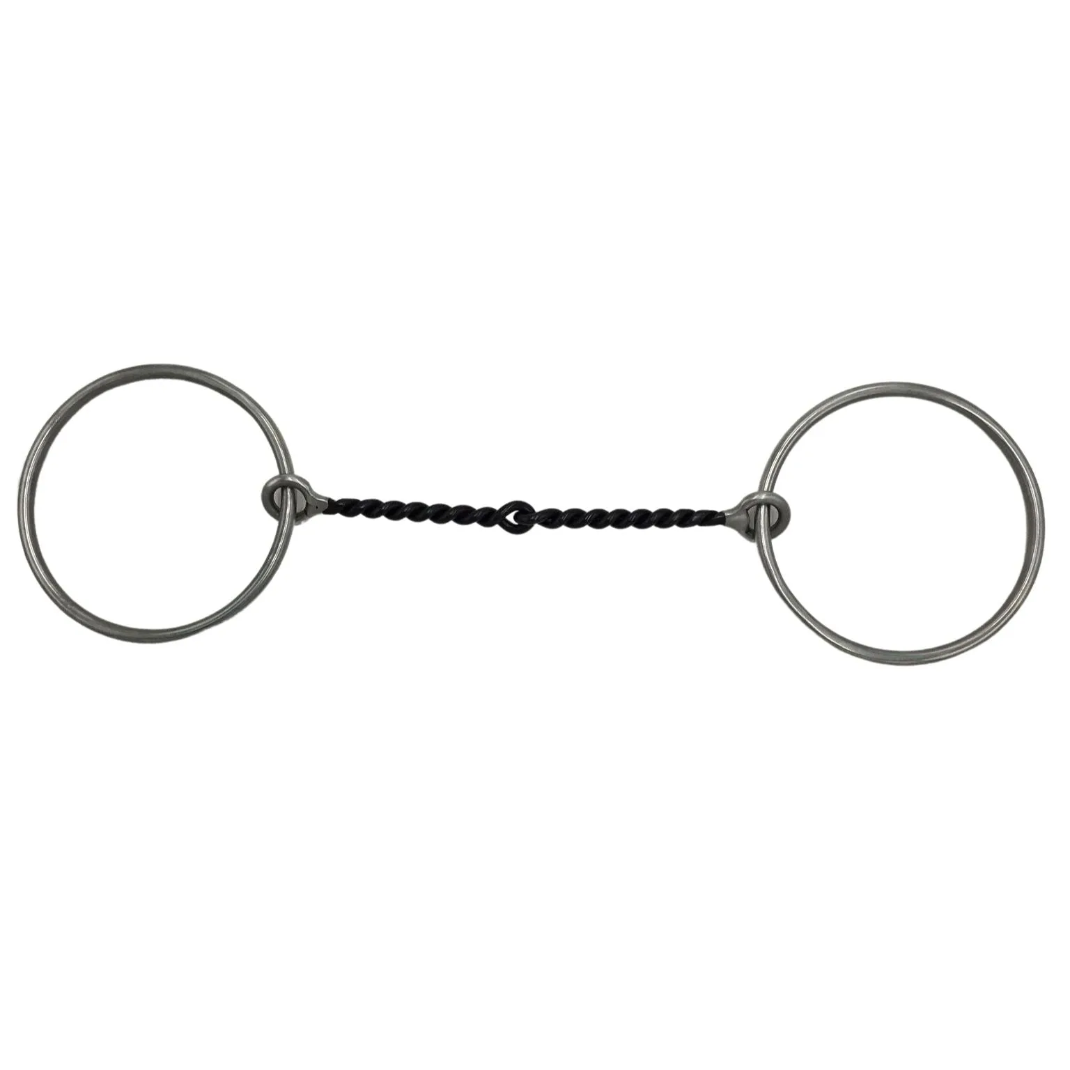 Colorado Saddlery Thin Sweet Iron Twisted Wire Ring Snaffle