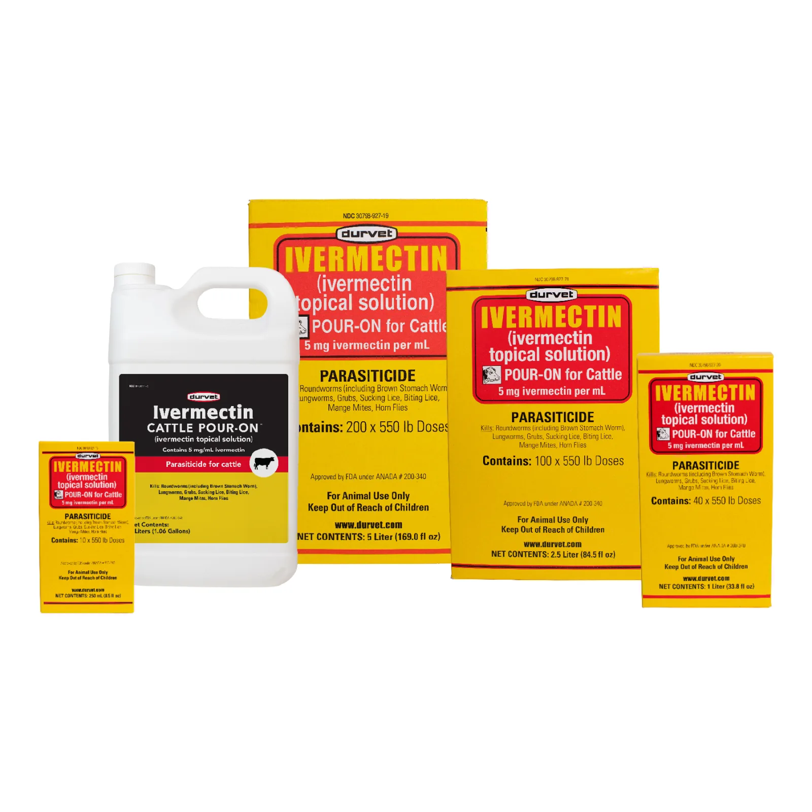 Durvet Ivermectin Pour-On for Cattle