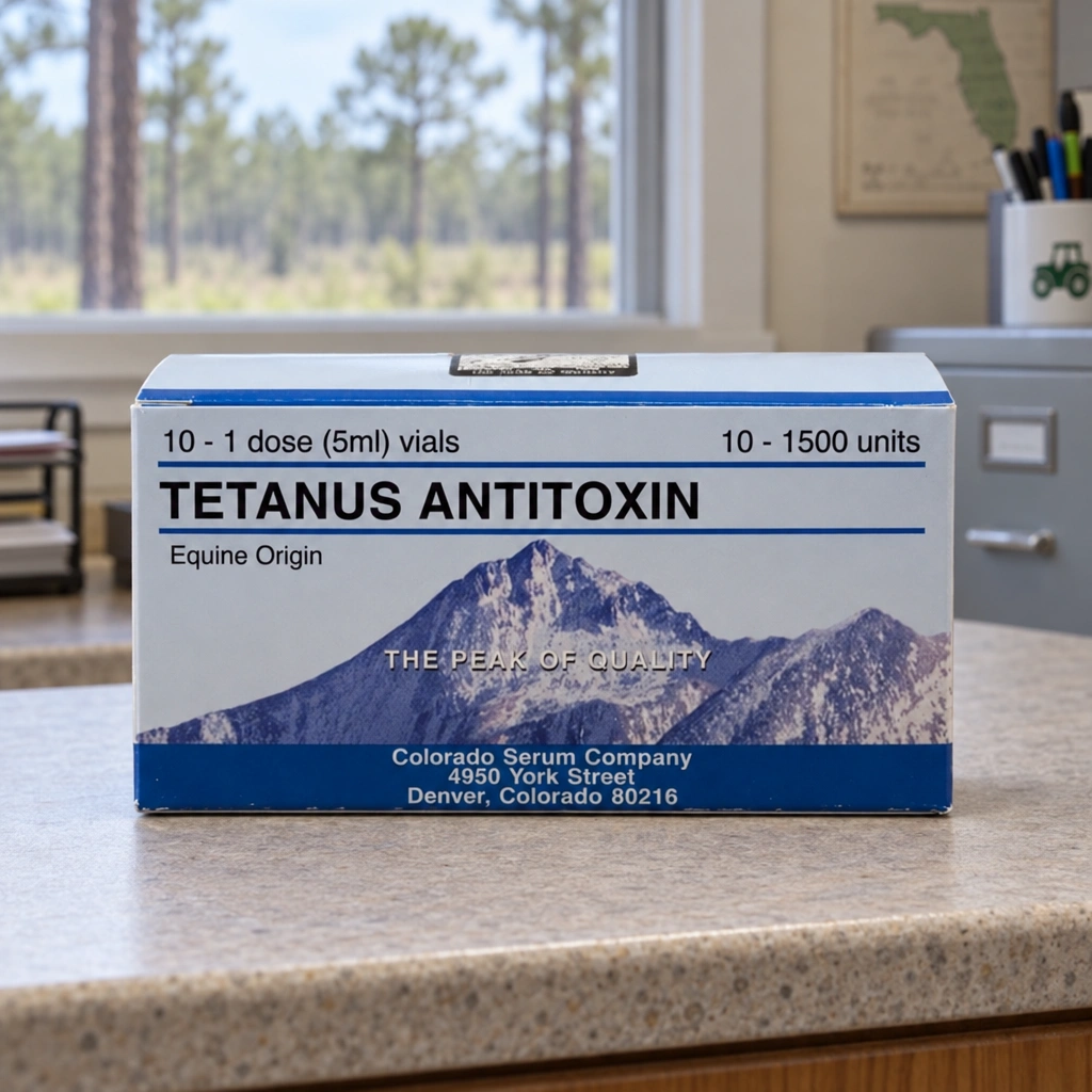 Colorado Serum Tetanus Antitoxin, 10 x 1,500 Units
