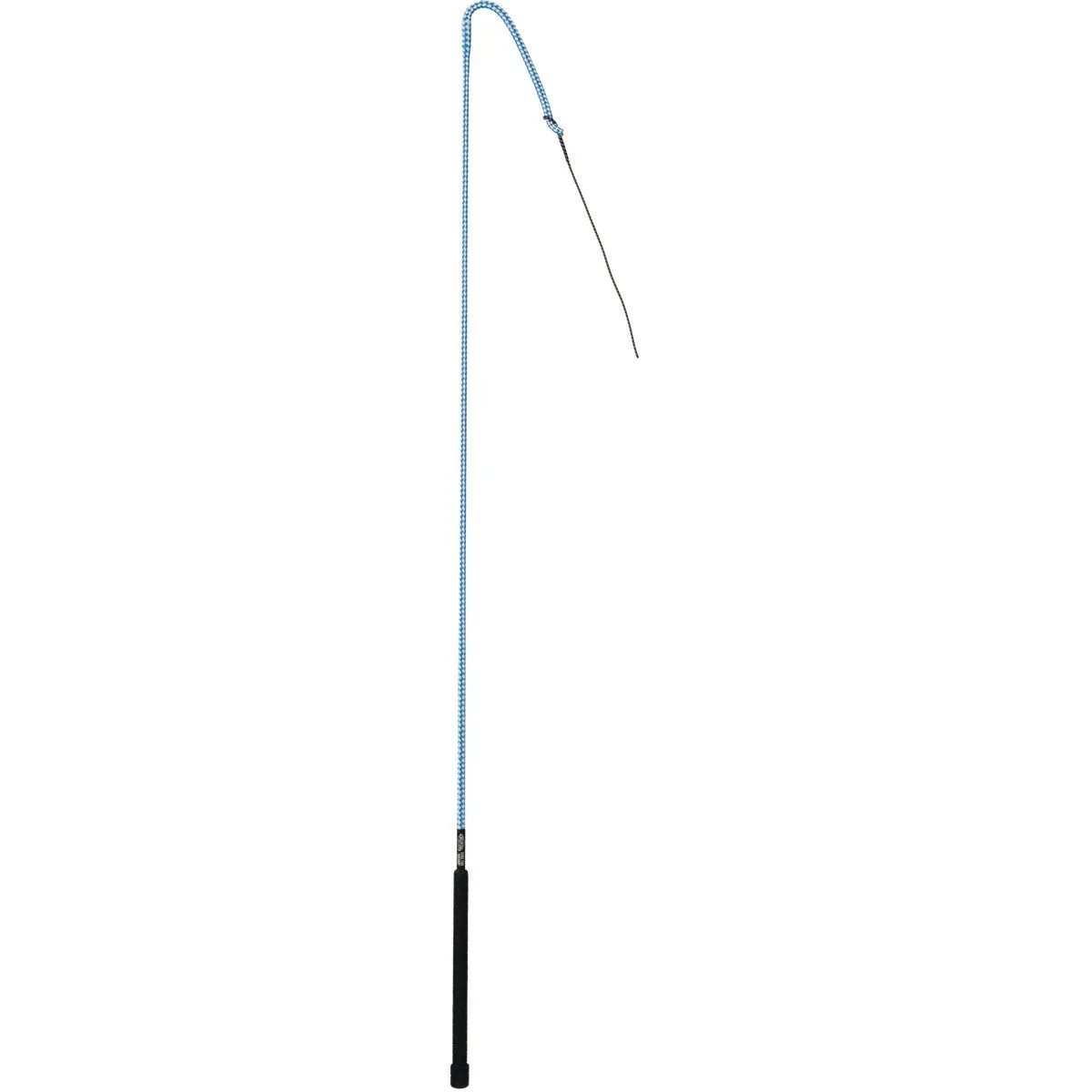 Weaver Leather Stock Whip with Rubber Handle and 8" Popper in Blue/White