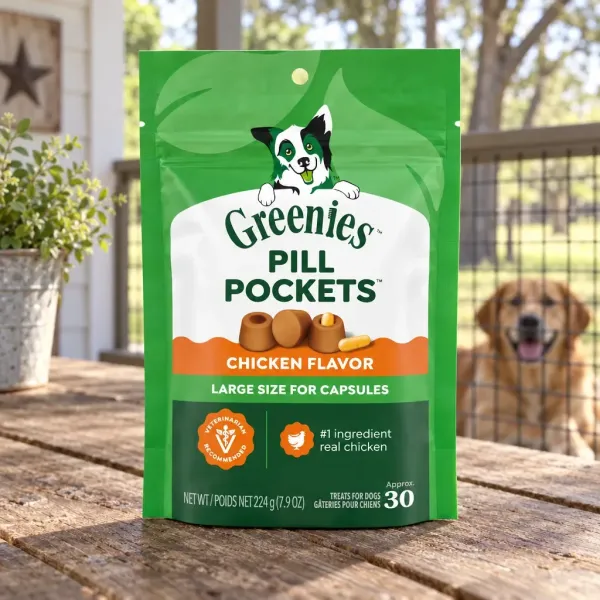 Pill Pockets Chicken Flavor, Large Capsule Size