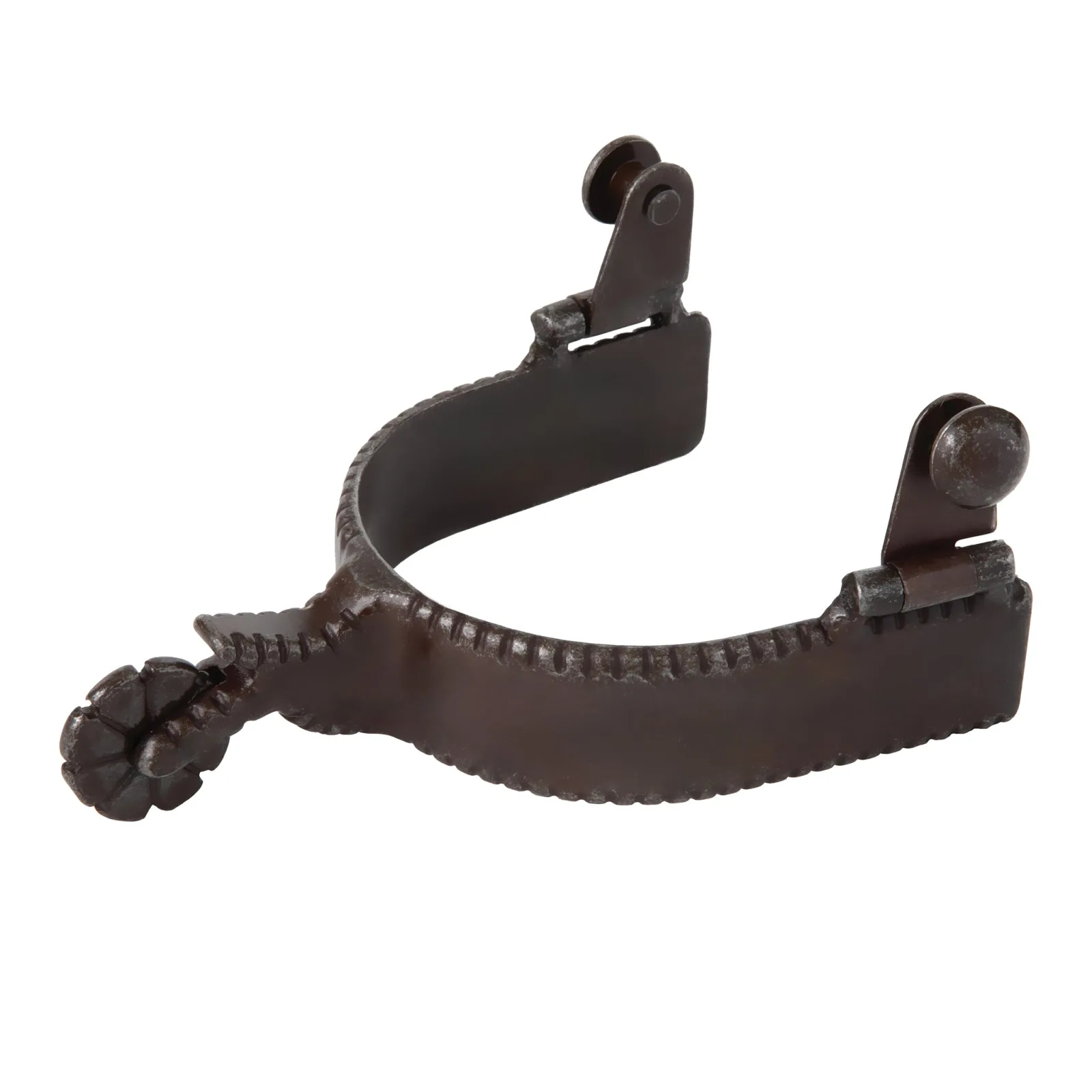 Weaver Leather Men's Spur with Plain Buffed Brown Band