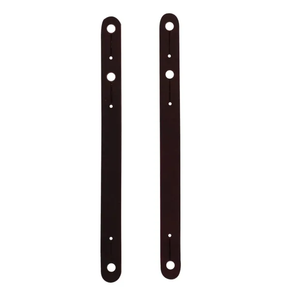 Heel Straps, Burgundy Latigo Leather