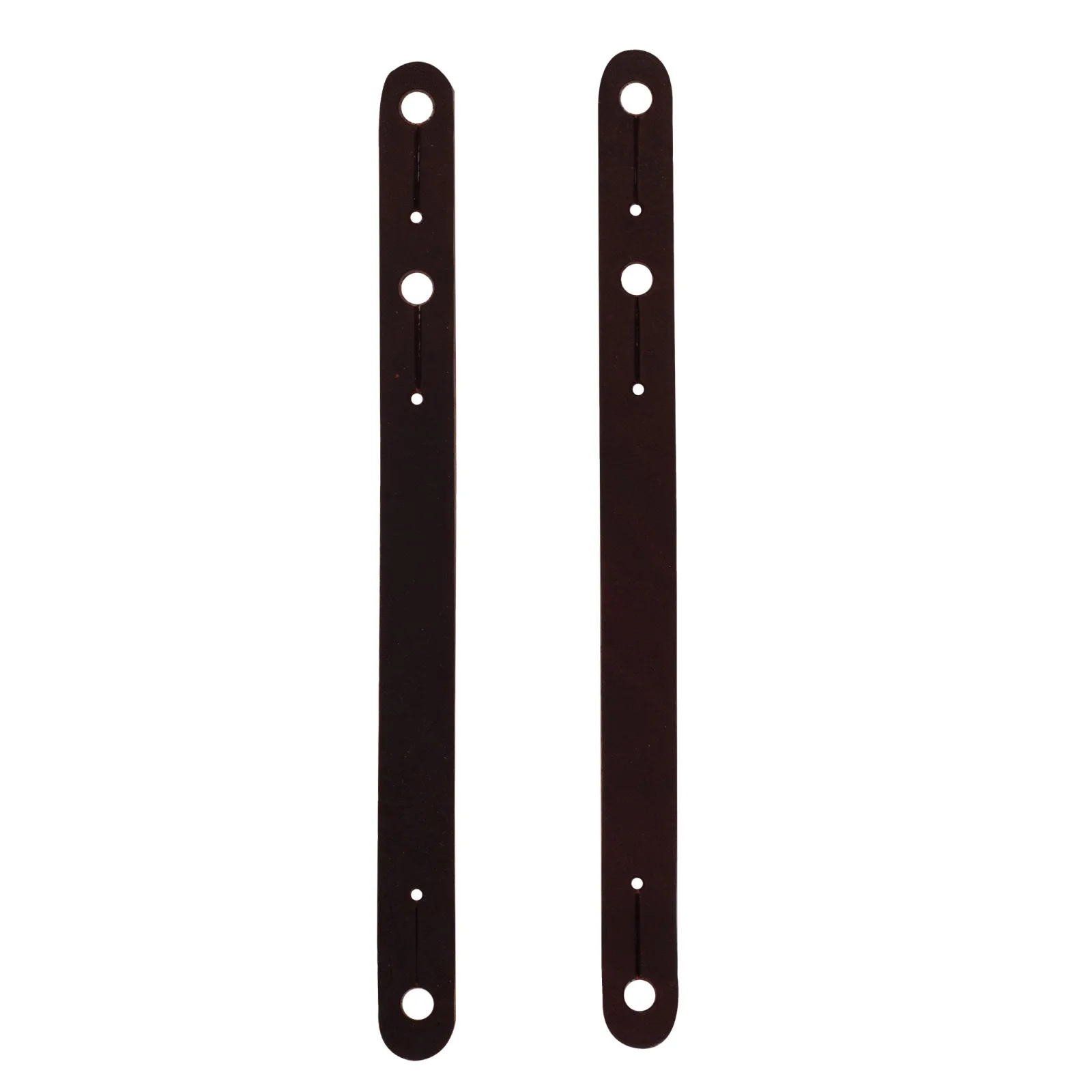 Weaver Leather Heel Straps, Burgundy Latigo Leather