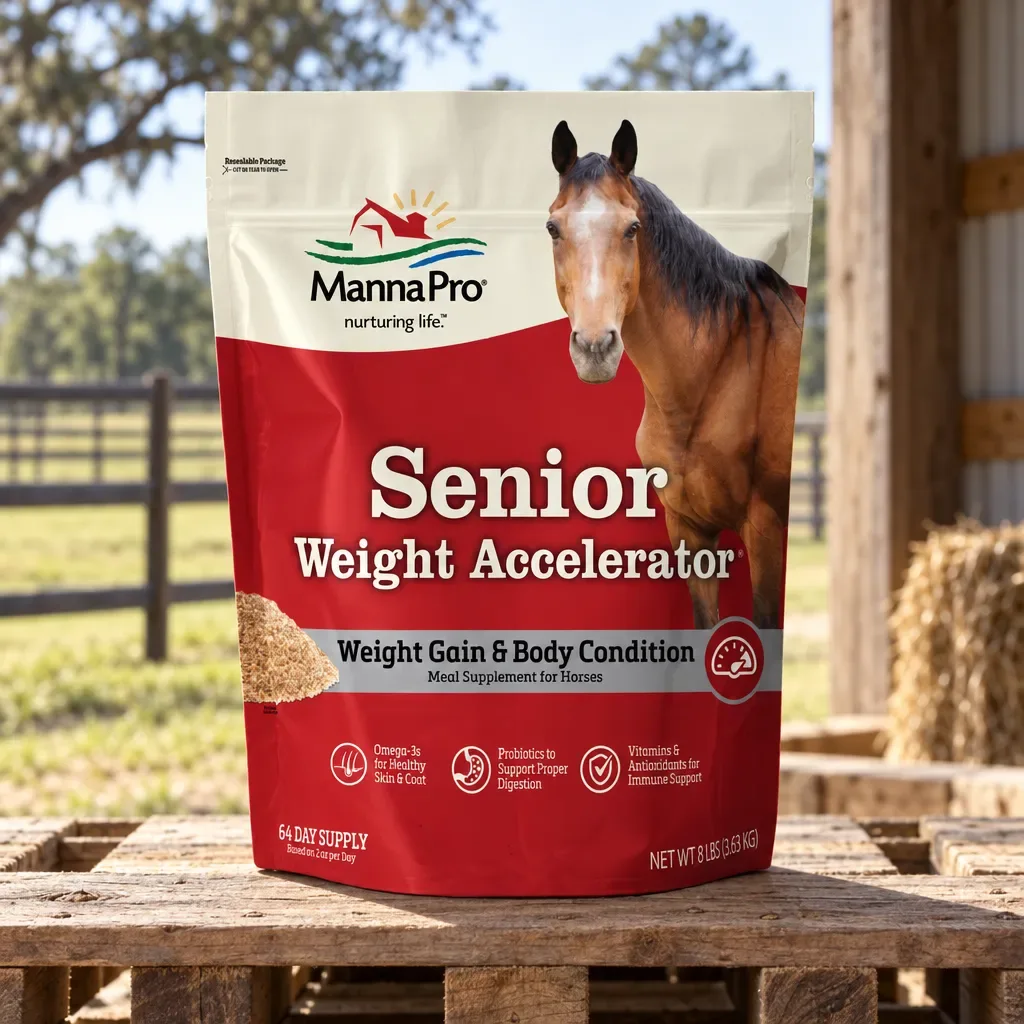 Manna Pro Senior Weight Accelerator, 8 lb, rural Northwest Florida