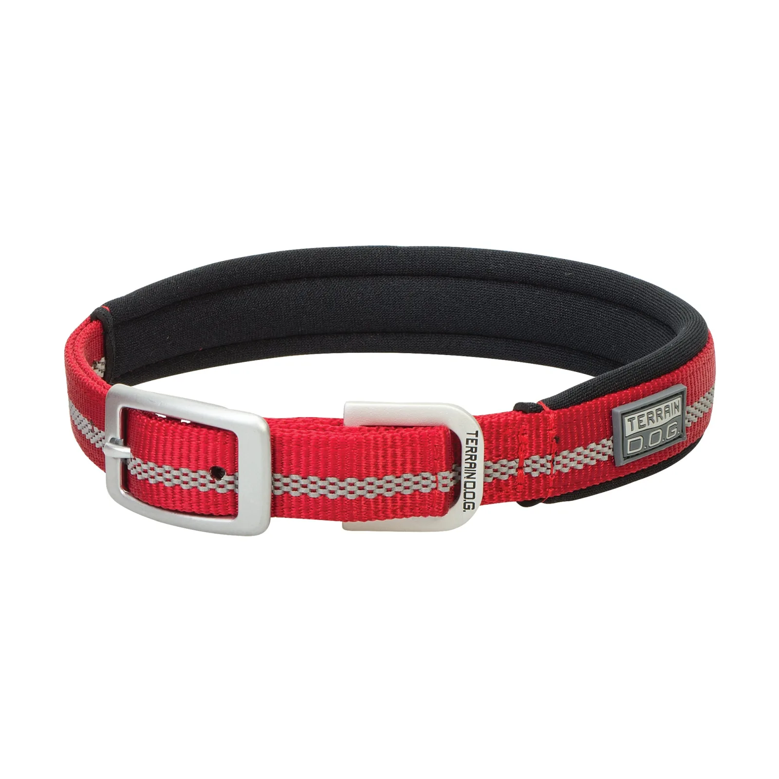 Weaver Leather Reflective Neoprene Lined Collar in Red