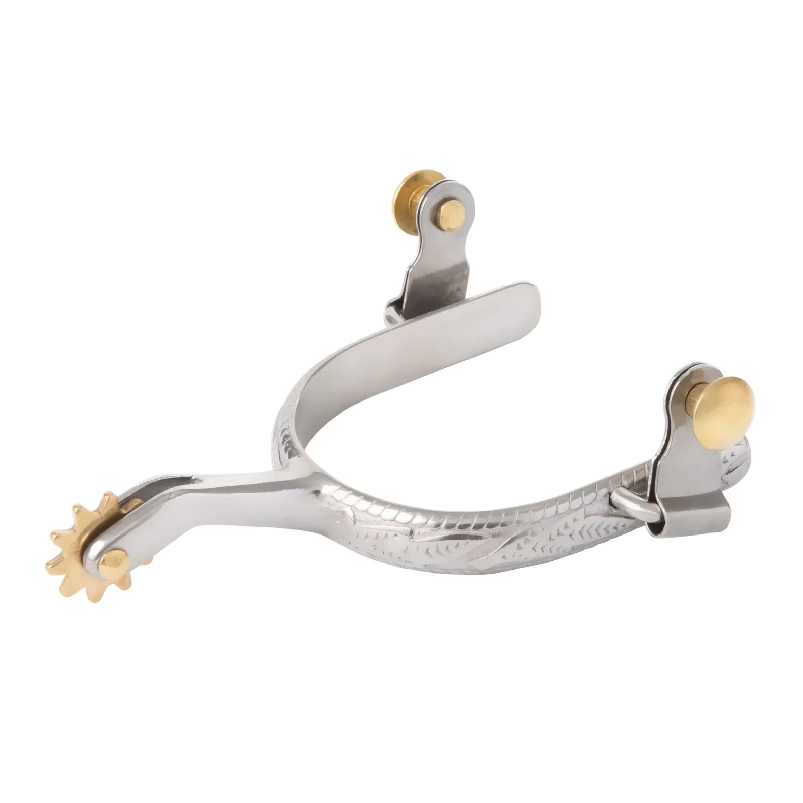 Weaver Leather Ladies' Roping Spurs with Engraved Band