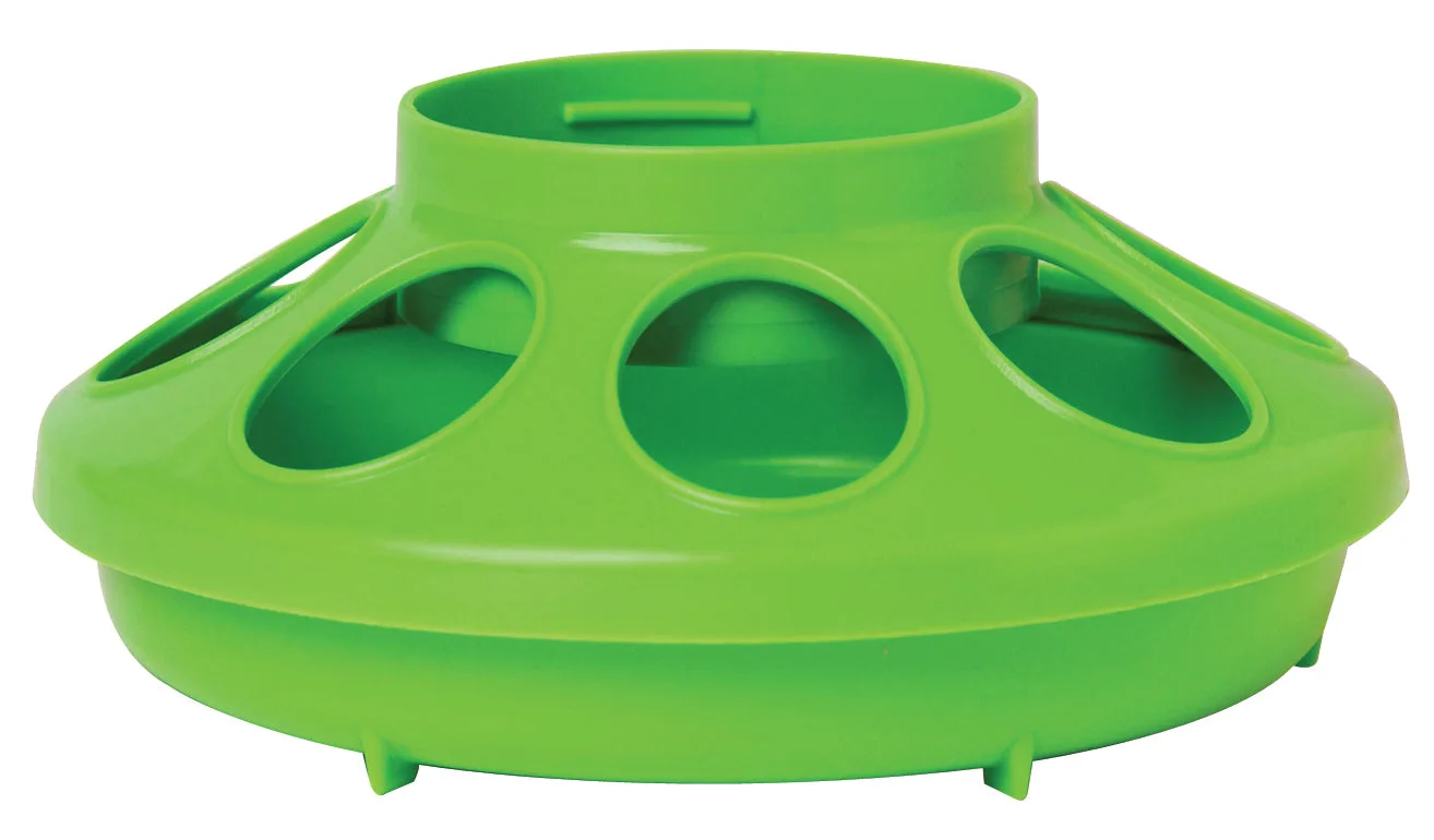 Little Giant 1 Quart Plastic Feeder Base in Apple Green