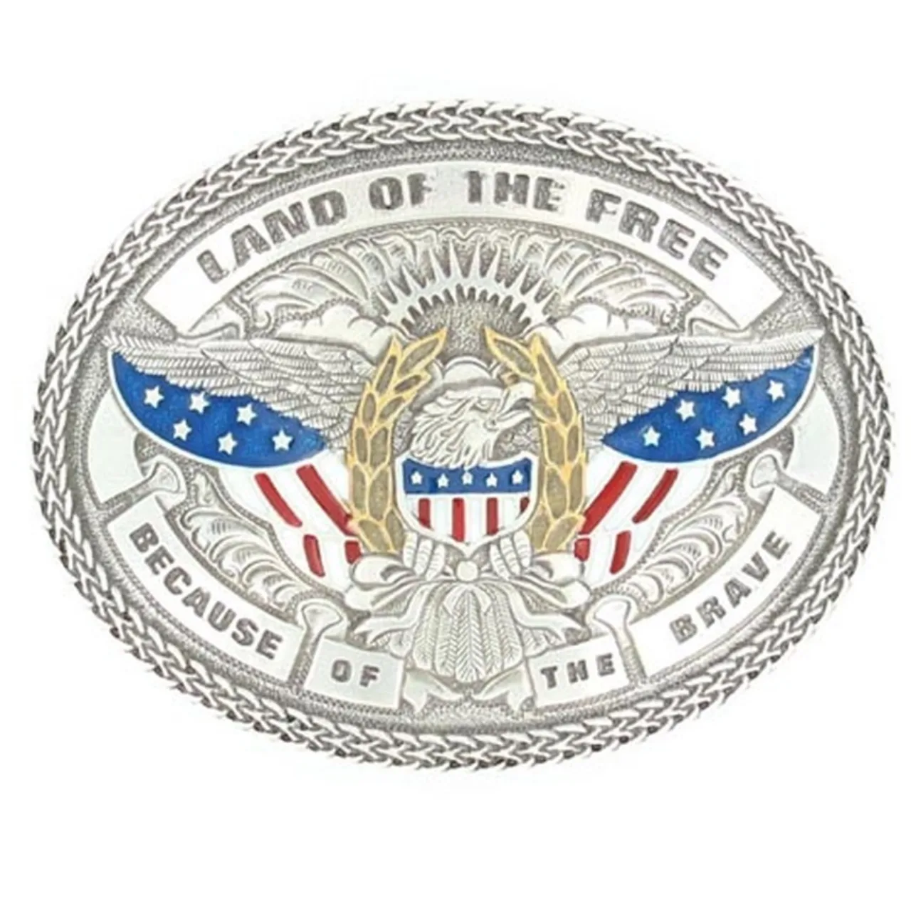 Nocona Mens American Eagle Buckle