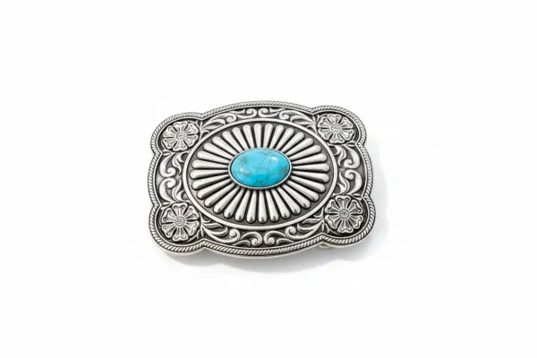 Blazin Roxx Turquoise Stone Fanned Buckle