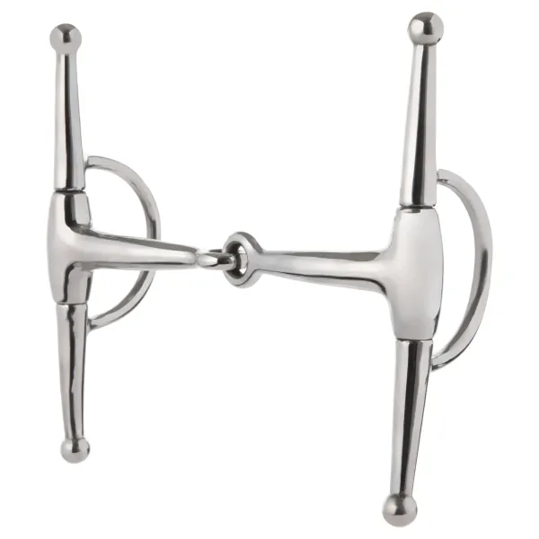 Full Cheek Snaffle Bit, 5" Eggbutt Mouth