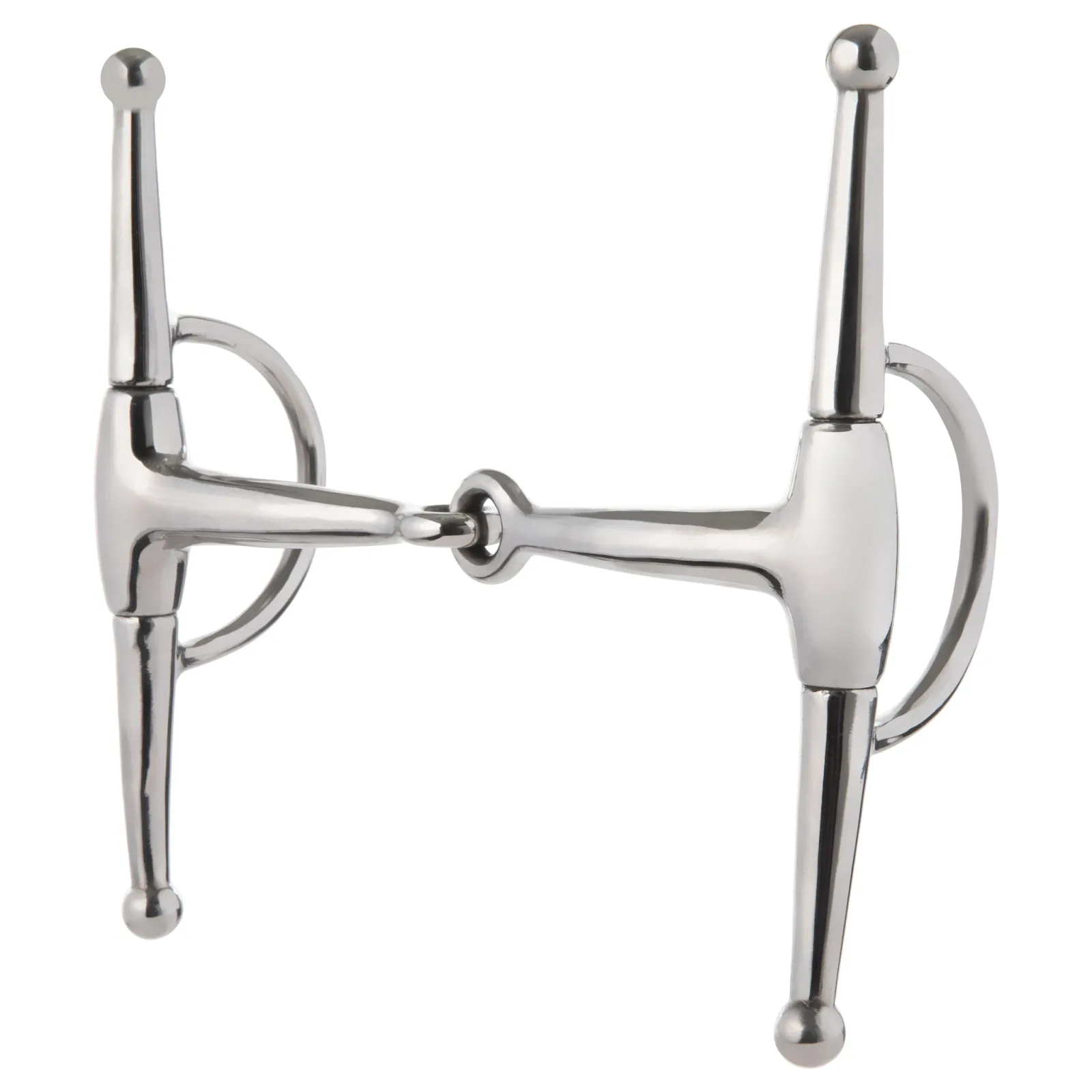 Weaver Leather Full Cheek Snaffle Bit, 5" Eggbutt Mouth