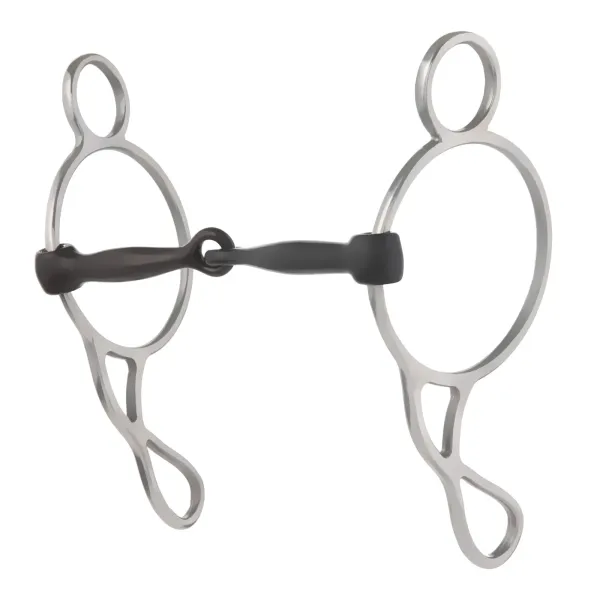 Gag Bit, 5-1/2" Sweet Iron Snaffle Mouth